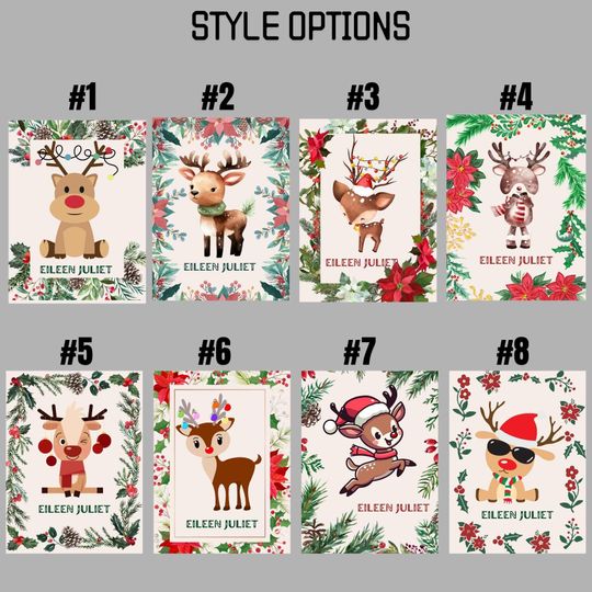 Personalized Christmas Throw Blanket  Custom Name Holiday Gift