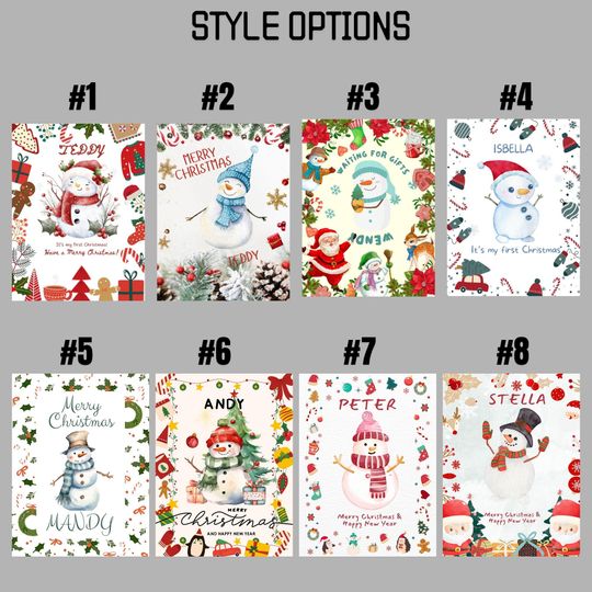 Christmas Blanket Personalized with Name  Custom Flannel Holiday Gift