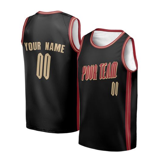 Personalized Cleveland Cavaliers Jersey Kid & Adult  Fan Inspired Black Swingman Statement Style