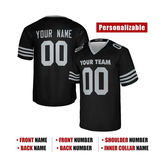 Personalized 1998 Black Raiders Jersey Throwback: Add Name & Number