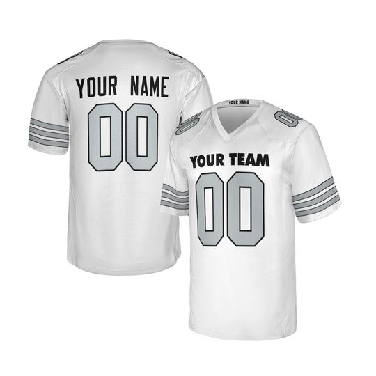 Personalized White Raiders Jersey Alternate Limited: Add Name & Number