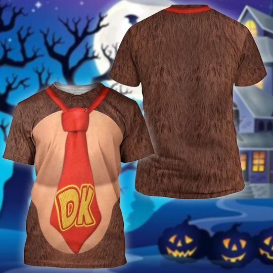 Donkey Kong 3D Halloween Costume T-Shirt