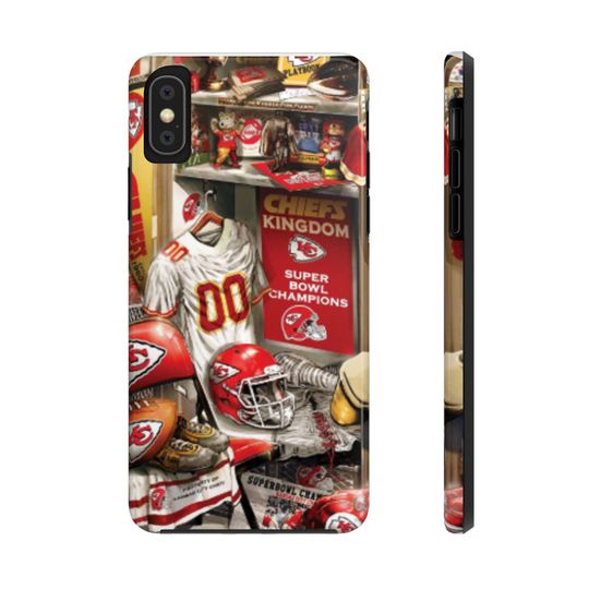 Kansas City Chiefs Tough Phone Case: Super Bowl Champions, Lexan Plastic