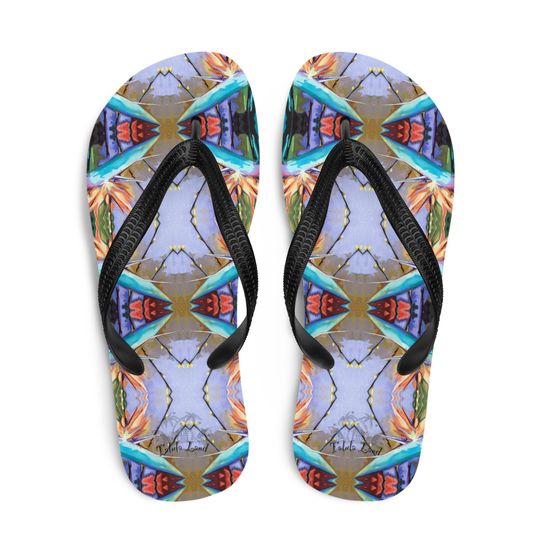 Bird of Paradise Flip-Flops