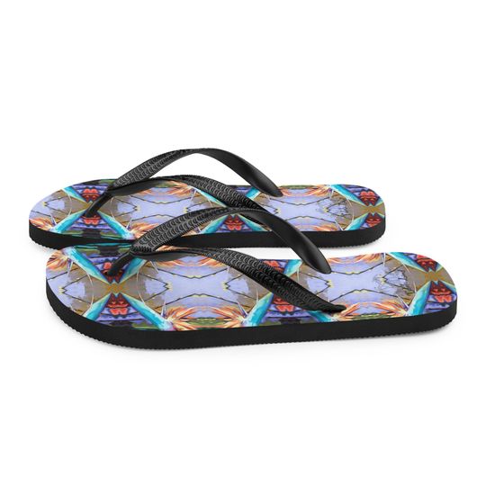 Bird of Paradise Flip-Flops