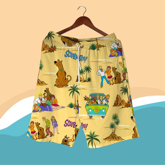 Scooby, Shaggy, and the Mystery Hawaiian Shirt Vintage Tropical Summer Outfit