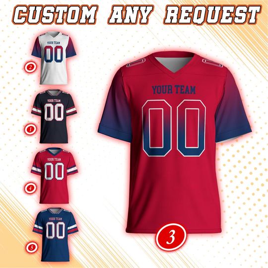 Arizonna College Football Team Custom Jersey, Custom Any Team Name Number Football Jersey Uniform, Wildcat Football