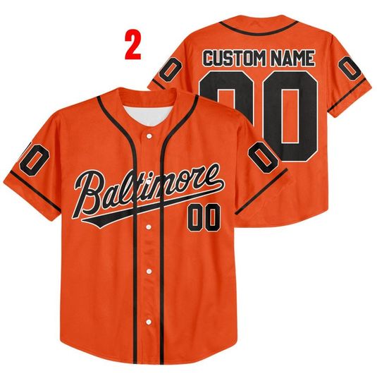Custom Baltimore Baseball Team Jersey, Custom Name & Number Baltimore Baseball Jersey Uniform, Jersey For Fan, Baseball Lovers 8425MD38