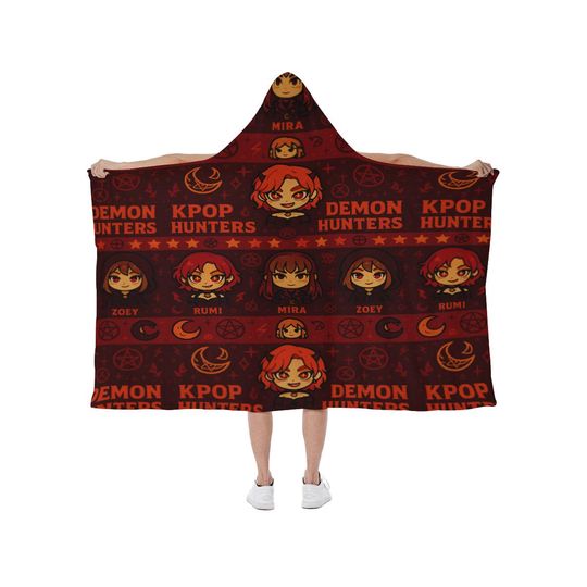 Demon Hunters Hoodie KPOP Hooded blanket
