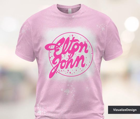 Elton John Bleached 3D T shirt
