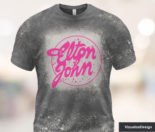 Elton John Bleached 3D T shirt