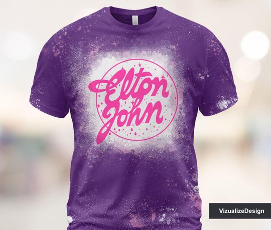 Elton John Bleached 3D T shirt
