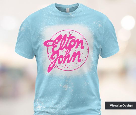 Elton John Bleached 3D T shirt
