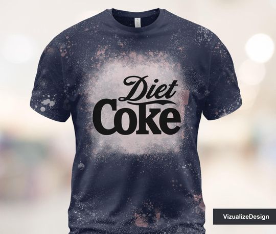 Diet Coke Bleached 3D T shirt