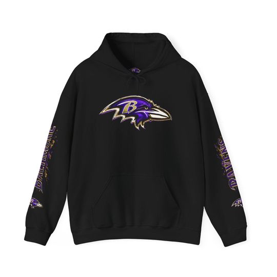 Baltimore Ravens Hoodie, Chrome Edition, Game Day Wear