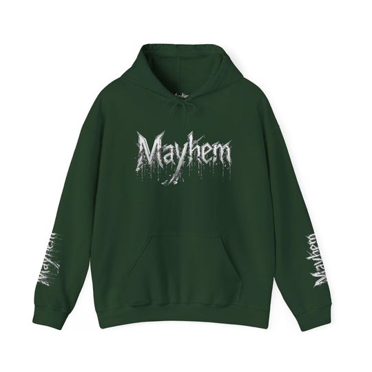 Mayhem Drip Logo 3D Hoodie | Graphic Hooded Sweatshirt