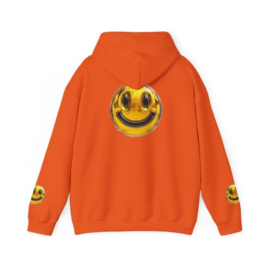Gold Smiley Face 3D Hoodie