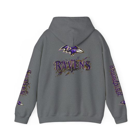 Baltimore Ravens Hoodie, Chrome Edition, Game Day Wear