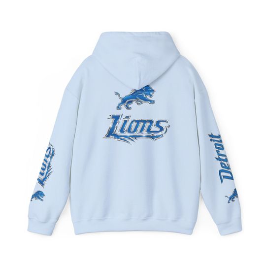 Detroit Lions Hoodie, Chrome Edition Pullover