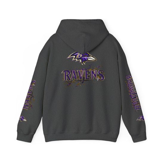 Baltimore Ravens Hoodie, Chrome Edition, Game Day Wear