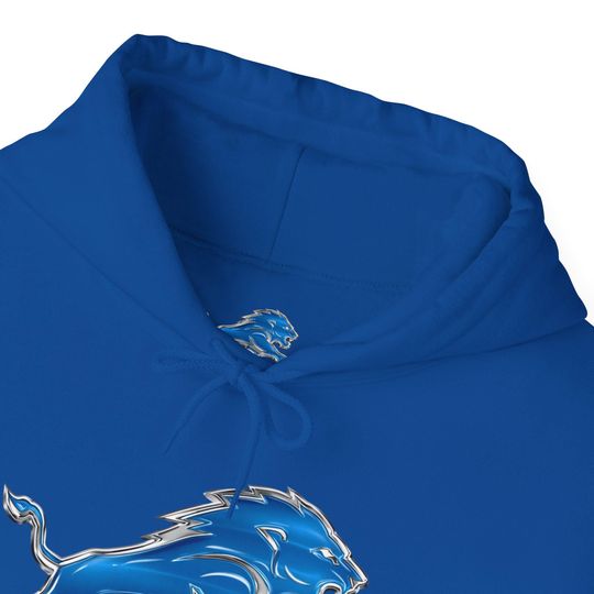 Detroit Lions Hoodie, Chrome Edition Pullover
