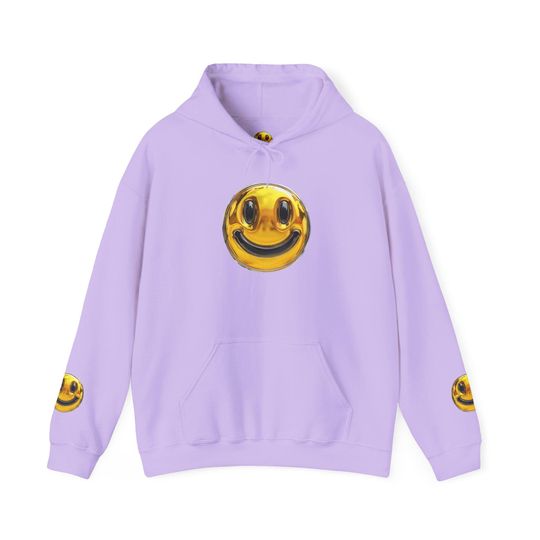 Gold Smiley Face 3D Hoodie