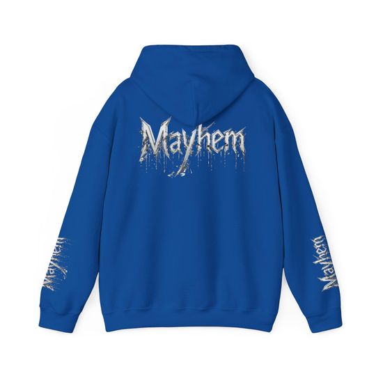 Mayhem Drip Logo 3D Hoodie | Graphic Hooded Sweatshirt