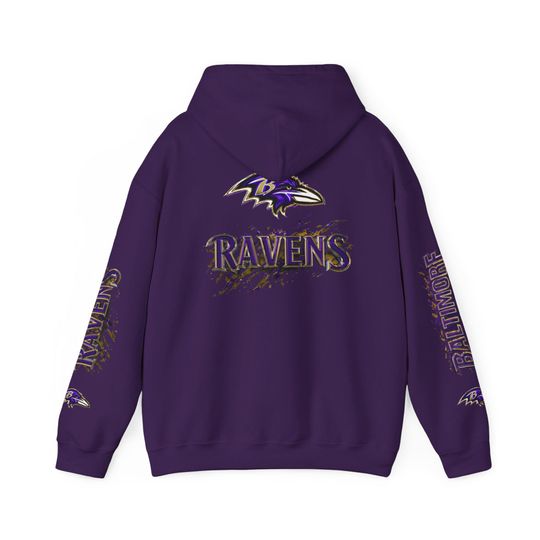 Baltimore Ravens Hoodie, Chrome Edition, Game Day Wear