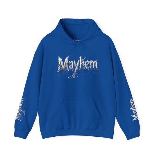 Mayhem Drip Logo 3D Hoodie | Graphic Hooded Sweatshirt