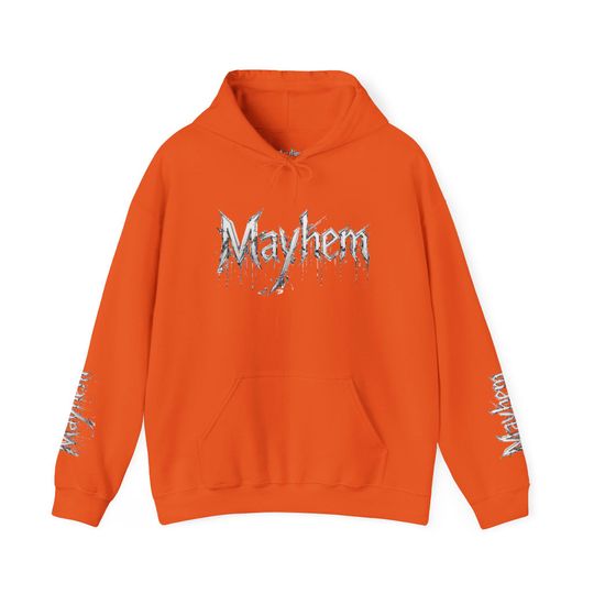 Mayhem Drip Logo 3D Hoodie | Graphic Hooded Sweatshirt