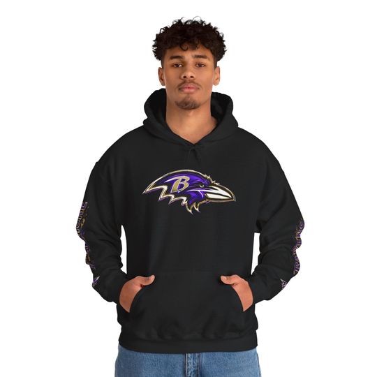 Baltimore Ravens Hoodie, Chrome Edition, Game Day Wear
