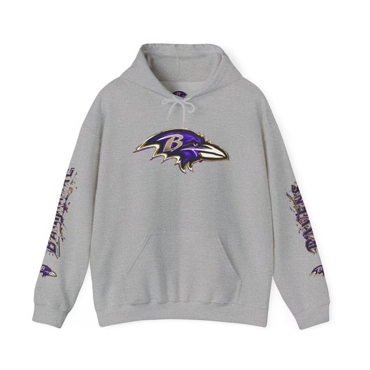 Baltimore Ravens Hoodie, Chrome Edition, Game Day Wear