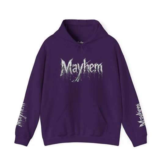 Mayhem Drip Logo 3D Hoodie | Graphic Hooded Sweatshirt