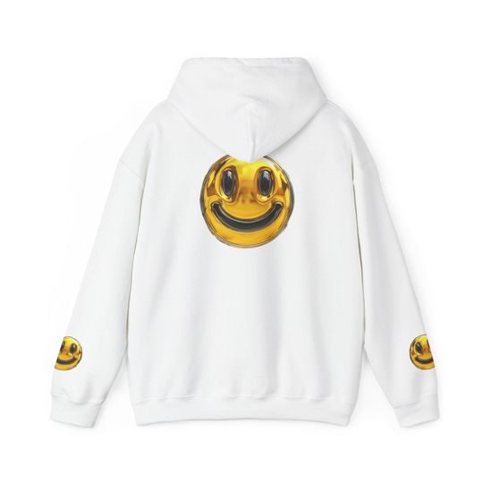 Gold Smiley Face 3D Hoodie