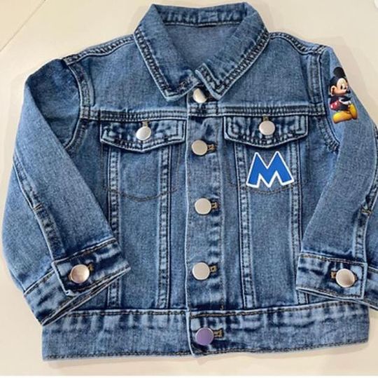 Mickey  Mouse Custom Denim Jacket, Gift For Fans