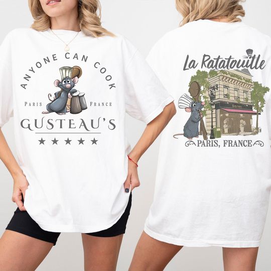 Retro Little Chef Remy T-Shirt, Remy Ratatouille Anyone can Cook, Disney Ratatouille Paris Shirt, Gusteau's Shirt, Remy Disney Tee