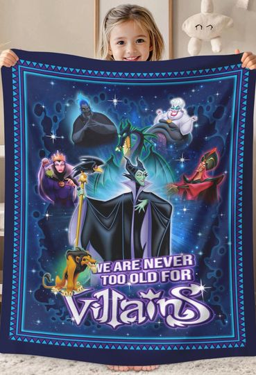 Maleficent Villain Fleece Blanket | Maleficent Sleeping Beauty Blanket