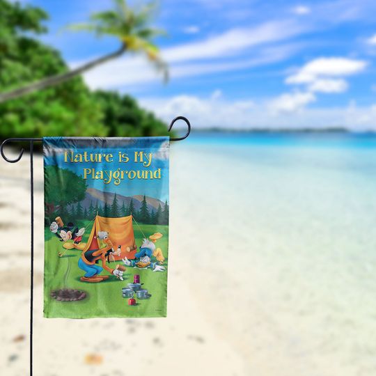 Disney Character Flag, Nature Is My Playground Flag