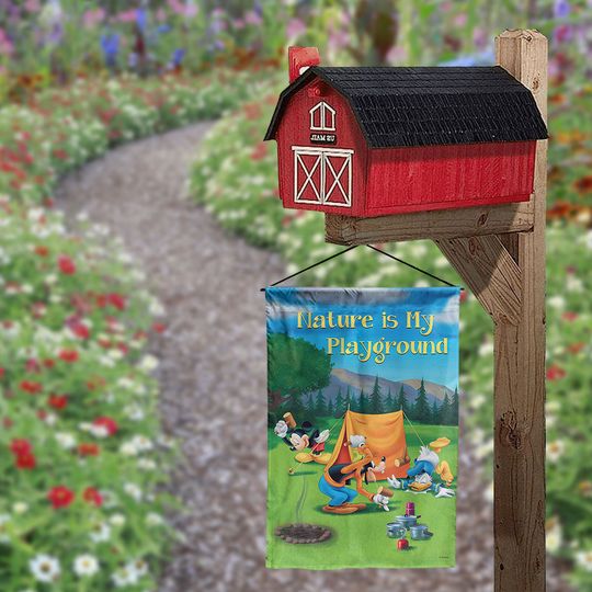 Disney Character Flag, Nature Is My Playground Flag