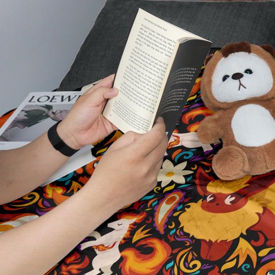 Charmander Fleece Blanket, Baby Throw