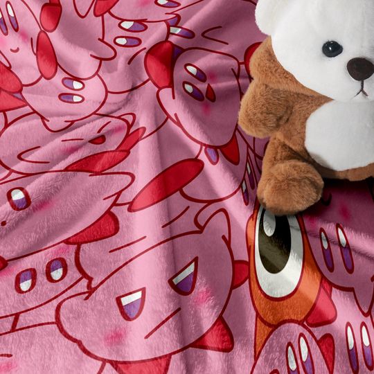 Kirby Fleece Blanket - Home Decor Throw