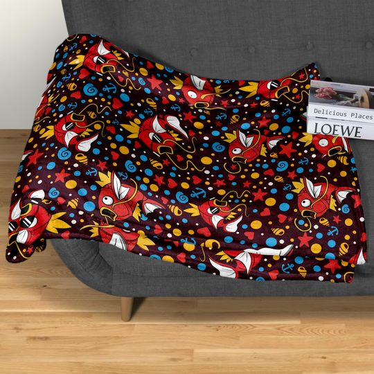 Magikarp Fleece Blanket - Baby Throw Blanket