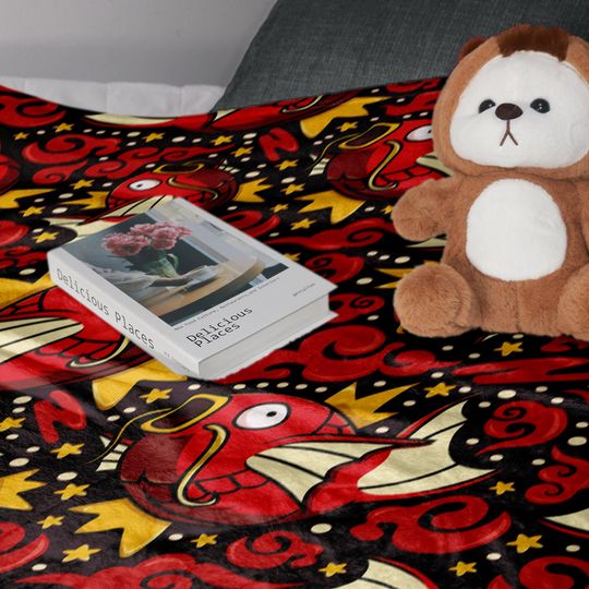 Magikarp Fleece Blanket