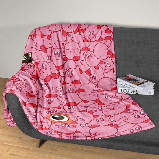 Kirby Fleece Blanket - Home Decor Throw