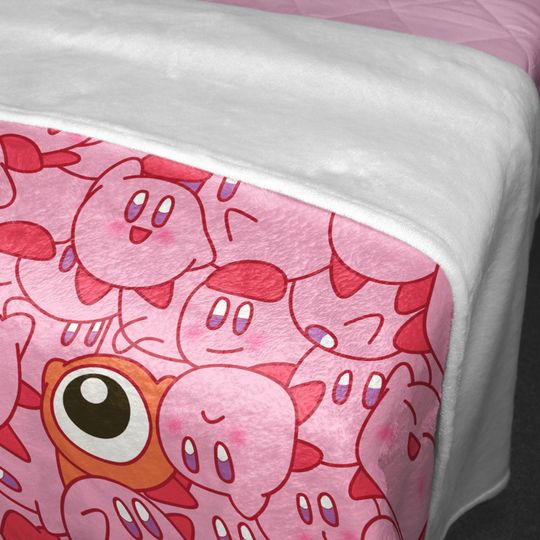 Kirby Fleece Blanket - Home Decor Throw