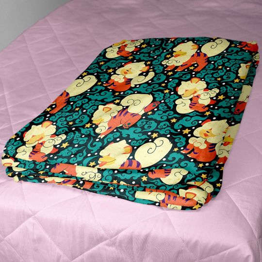 Hisuian Growlithe Fleece Blanket