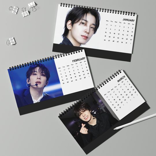 SEVENTEEN WONWOO Desk Calendar 2026; SEVENTEEN Calendar; Wonwoo Calendar; Seventeen Gift; Kpop Gift
