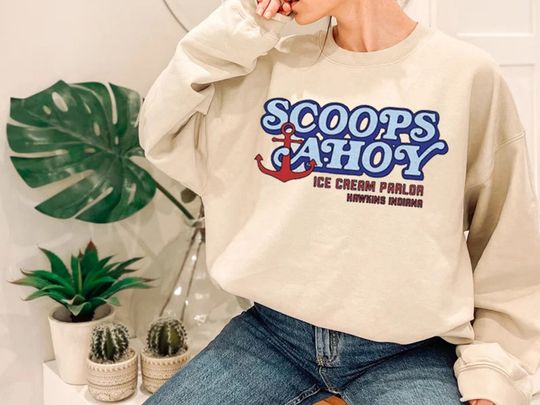 Scoops Ahoy Ice Cream Parlor Sweatshirt