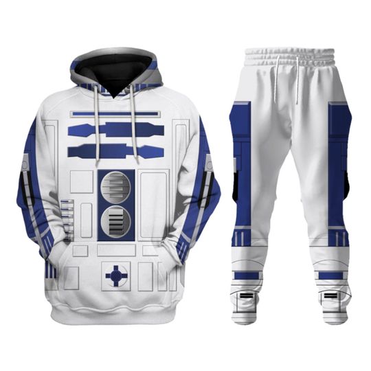 R2 D2 Costumes 3D All Over Printed Hoodie