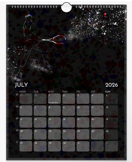 The Sports Athlete Illustrated Wall calendar 2026 (US & CA)